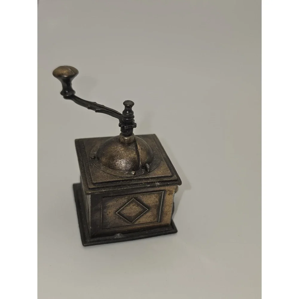 Antique Finished Die - Cast Miniature Coffee‎ Grinder Pencil Sharpener